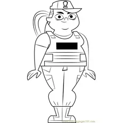 MacArthur Free Coloring Page for Kids