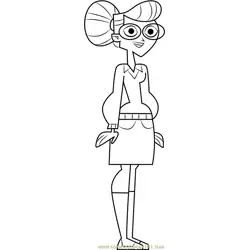 Scarlett Free Coloring Page for Kids