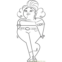Sugar Free Coloring Page for Kids
