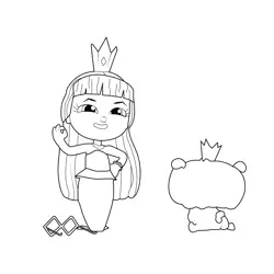 Bing Bog Boom True and the Rainbow Kingdom Free Coloring Page for Kids