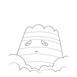 Mount Huffinpuff True and the Rainbow Kingdom Free Coloring Page for Kids
