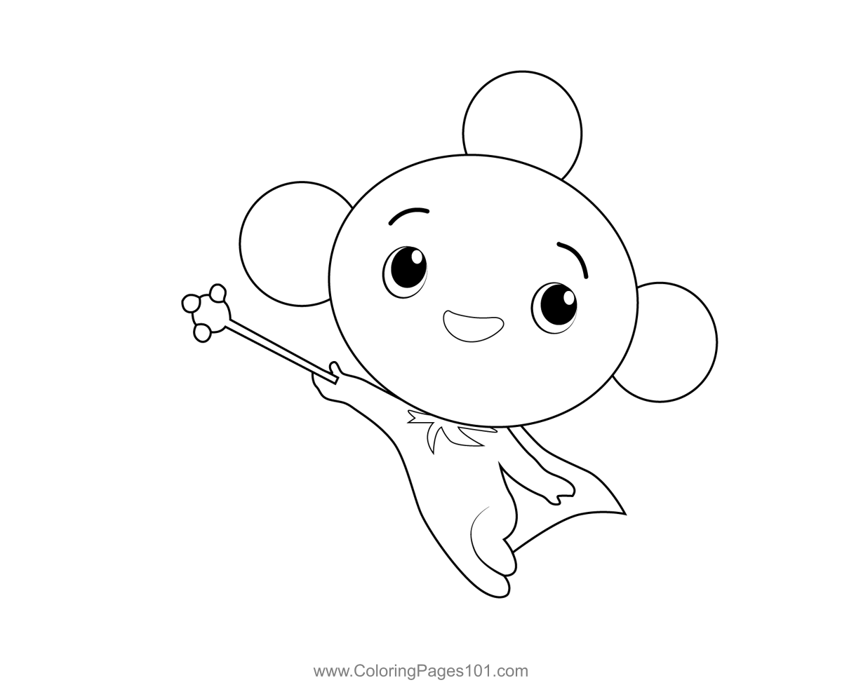Rainbow King True and the Rainbow Kingdom Coloring Page for Kids - Free