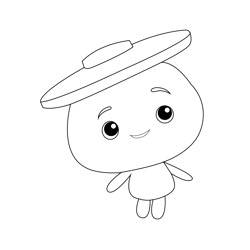 Rocky True and the Rainbow Kingdom Free Coloring Page for Kids