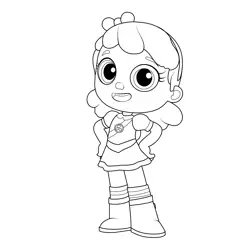 True True and the Rainbow Kingdom Free Coloring Page for Kids