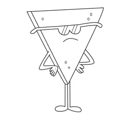 Nacho Chees Uncle Grandpa Free Coloring Page for Kids