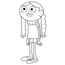 Susie Uncle Grandpa Free Coloring Page for Kids
