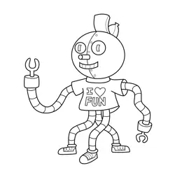 Tiny Miracle Uncle Grandpa Free Coloring Page for Kids