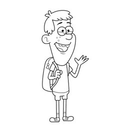 Tommy Uncle Grandpa Free Coloring Page for Kids