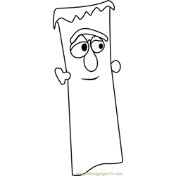Frankencelery Free Coloring Page for Kids
