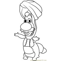 Khalil Free Coloring Page for Kids