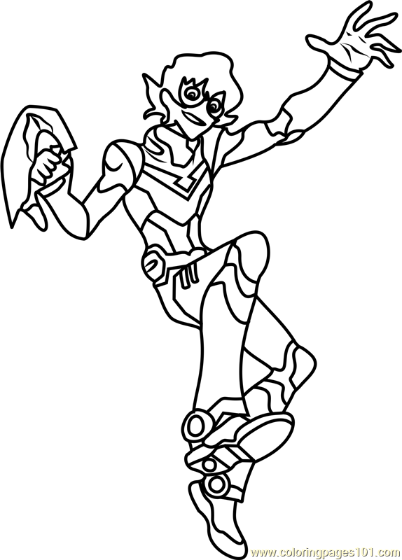 Pidge Coloring Page for Kids - Free Voltron: Legendary Defender