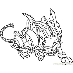 Red Lion Free Coloring Page for Kids
