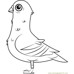 Liz Free Coloring Page for Kids