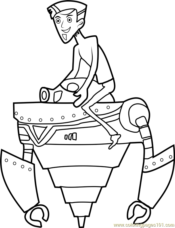 wild kratts coloring pages brothers