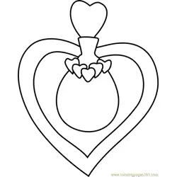 Bloom Fairy Dust Bottle Winx Club Free Coloring Page for Kids