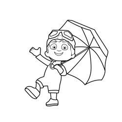 TomTom Cocomelon Free Coloring Page for Kids
