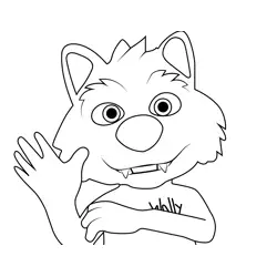 Wally Cocomelon Free Coloring Page for Kids