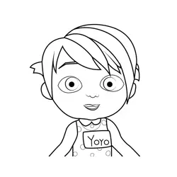 YoYo Cocomelon Free Coloring Page for Kids