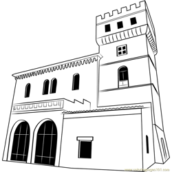 Walt Disney Castle Coloring Page for Kids - Free Castle Printable