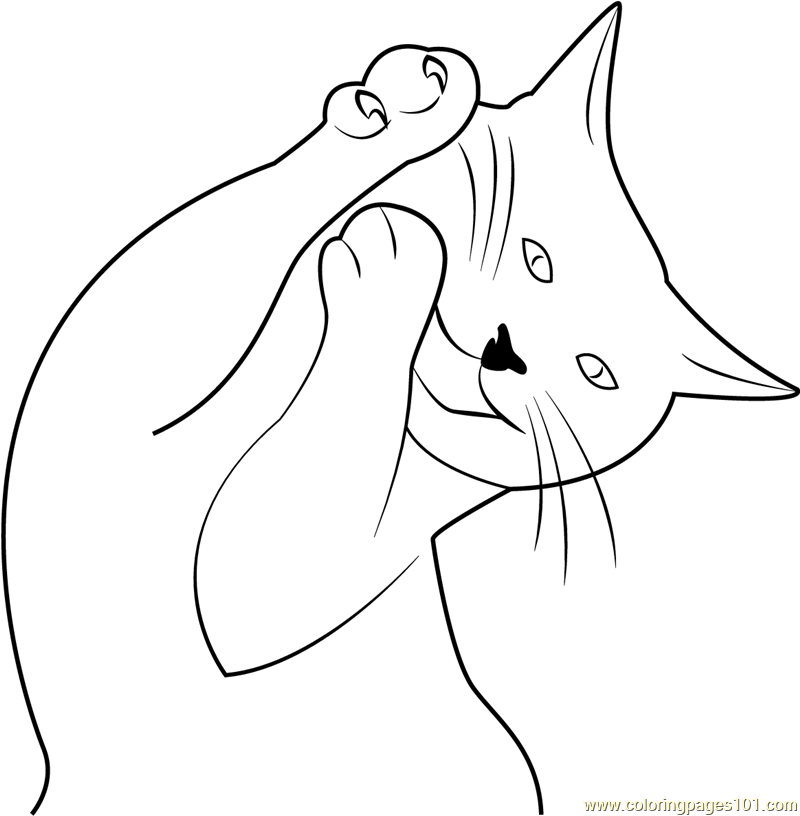 Cat Karate by Drezdany Coloring Page for Kids - Free Cat Printable ...