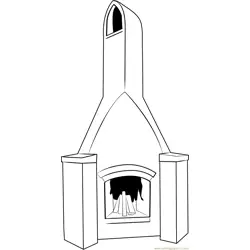 Cooking Chimney Coloring Page
