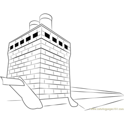 Custom Built Chimneys Free Coloring Page for Kids