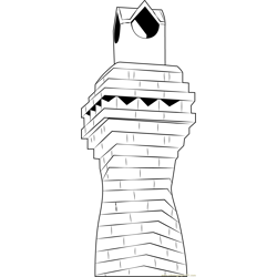 Metal with Chase Chimney Free Coloring Page for Kids