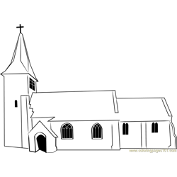 Gospel and The Church Free Coloring Page for Kids