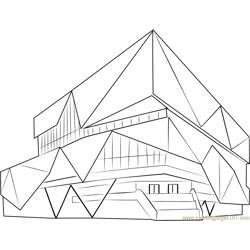Chesapeake City Hall Coloring Page for Kids - Free City Hall Printable