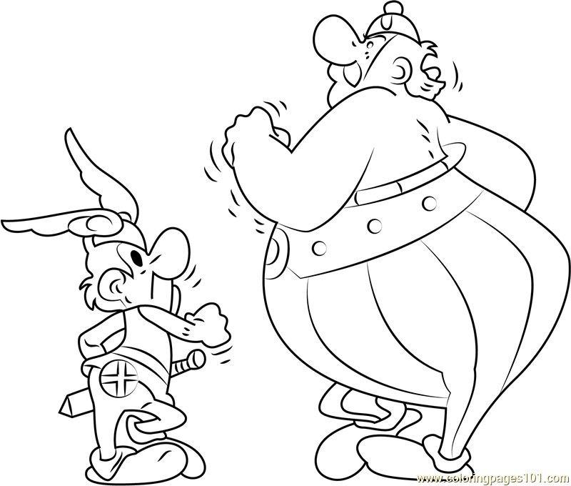 Angry Asterix and Obelix