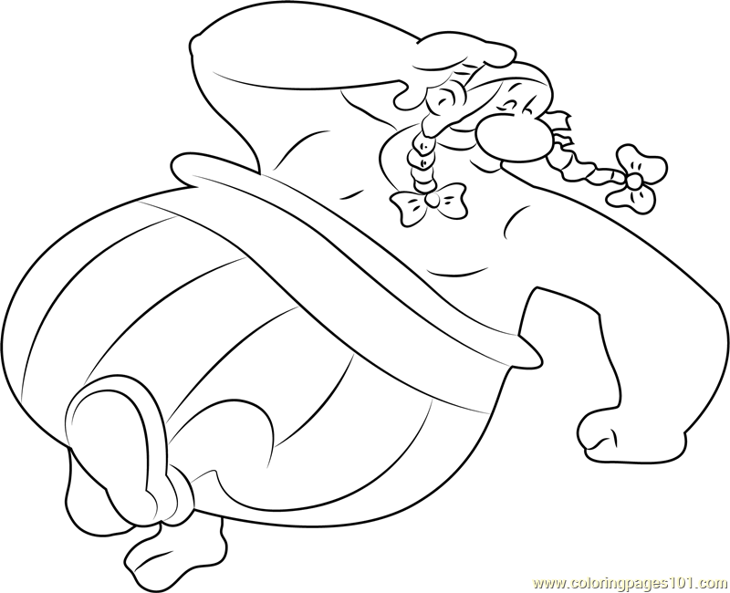 Asterix And Obelix Coloring Pages For Kids Printable Free - PDMREA