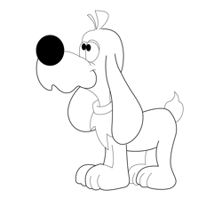 Looking Bill Free Coloring Page for Kids
