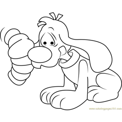 Sad Bill Free Coloring Page for Kids