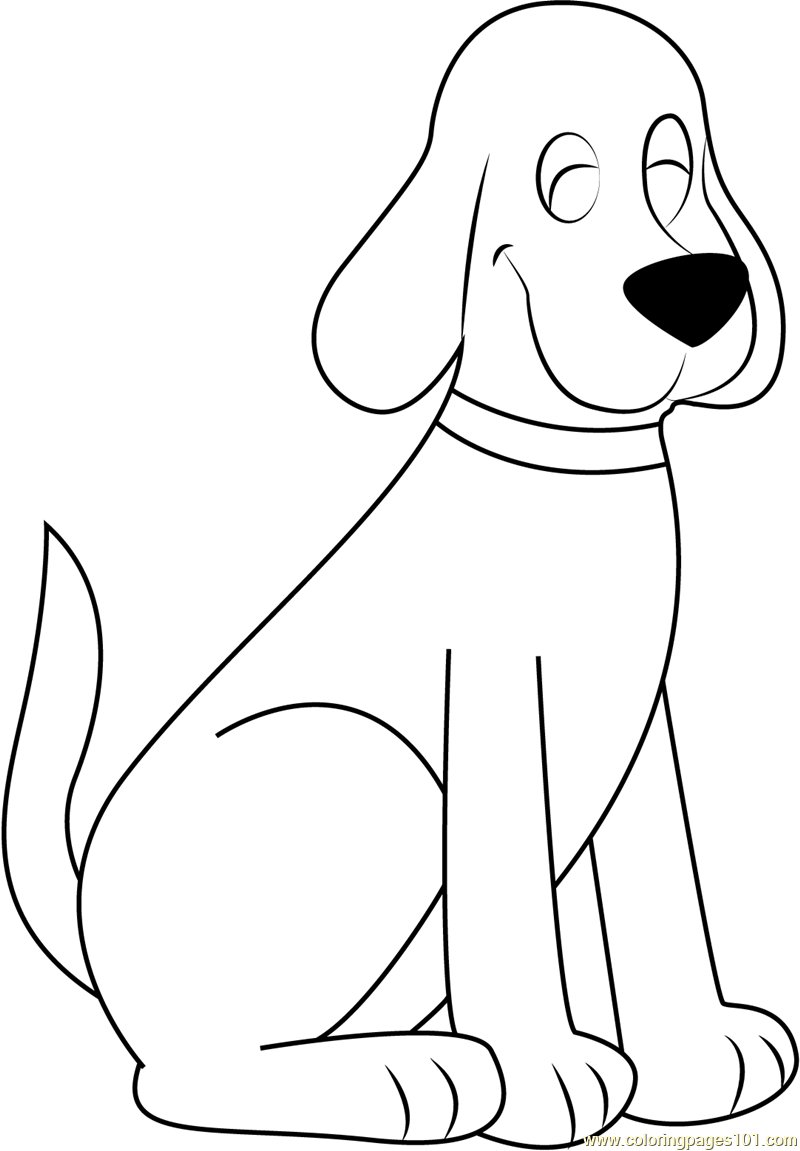 Big Coloring Pages Of Dogs