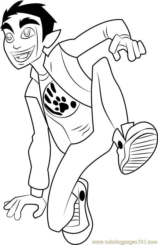 boy and girl coloring pages