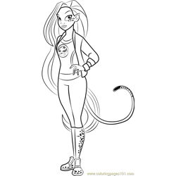 Cheetah Free Coloring Page for Kids