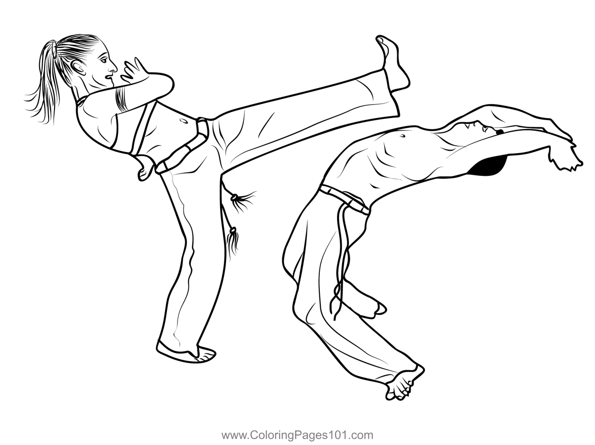 Dance fight Art Of Capoeira