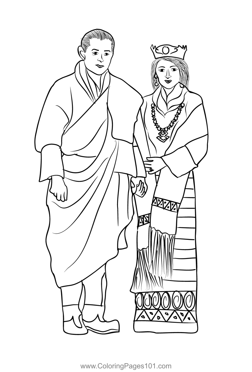 King & Queen Of Bhutan