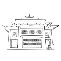 Thimphu Free Coloring Page for Kids