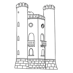 Birmingham, England Free Coloring Page for Kids