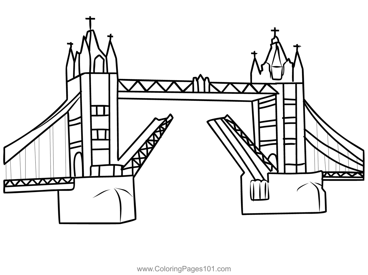 London Bridges Coloring Pages