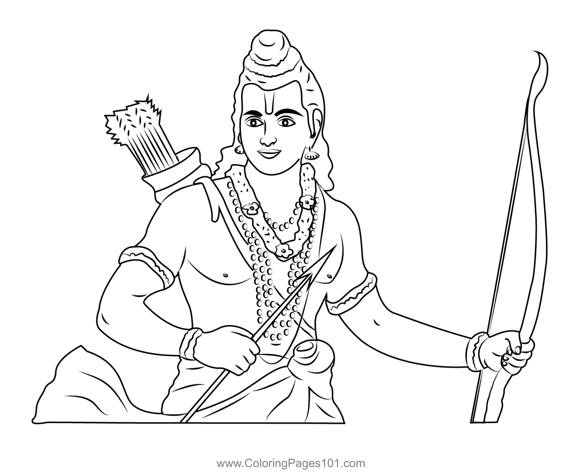 Lord Rama – Pencil Sketches – A MYTHOLOGY BLOG