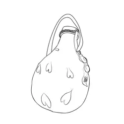 Traditional Kipsigis Gourd Hanged Free Coloring Page for Kids