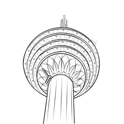 Kl Tower Free Coloring Page for Kids