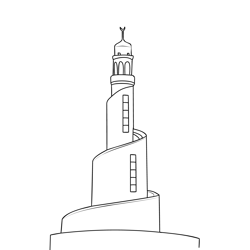 Museum Of Islamic Art Free Coloring Page for Kids
