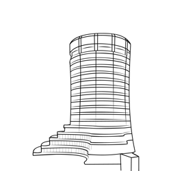 Bis tower Free Coloring Page for Kids