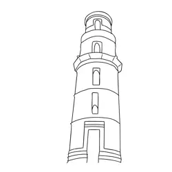 Firoz Minar Free Coloring Page for Kids