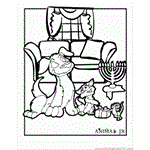 Nukah Coloring Page  Free Coloring Page for Kids