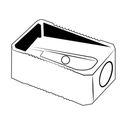 Pencil Sharpener Free Coloring Page for Kids
