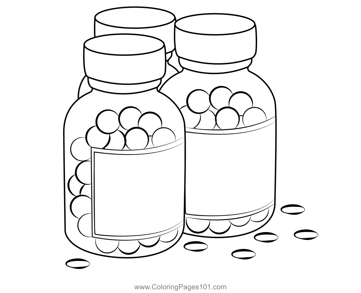 Medication Coloring Pages Coloring Pages Medication Coloring Pages Coloring Pages